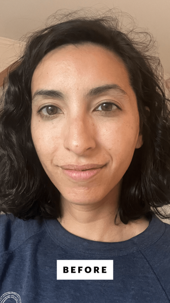 Image may contain Face Head Person Photography Portrait Adult Happy Smile and Skin